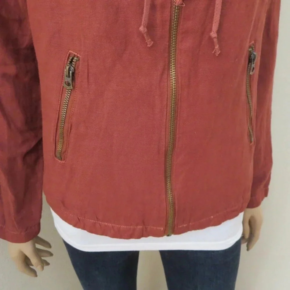 NEW Lucky Brand Henna Linen Jacket Size Small - Picture 5 of 8